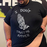 I Don't Trust Me Either Printed Blanket T-shirt